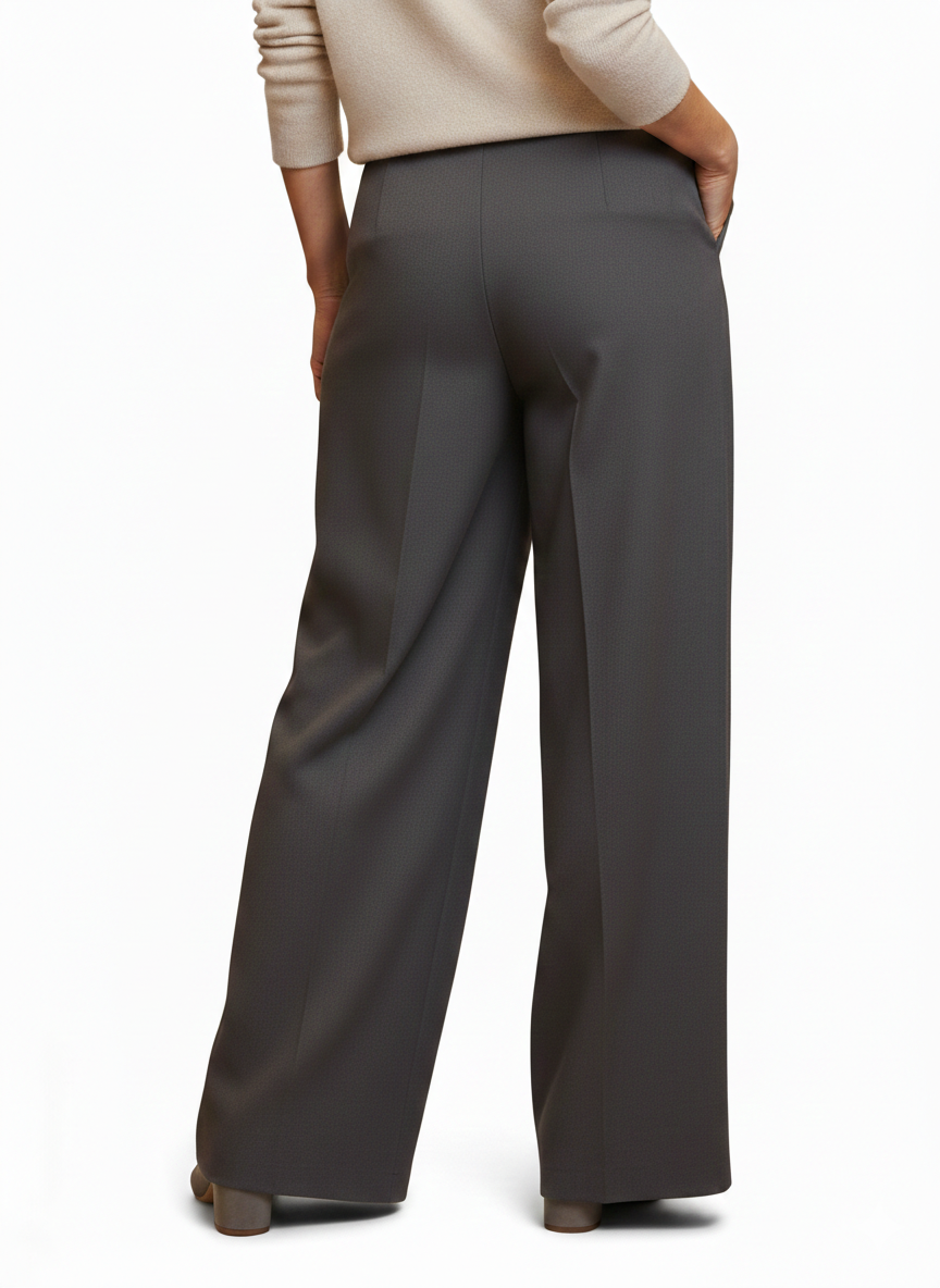 Julia | Pantalones de pierna ancha con corte fluido