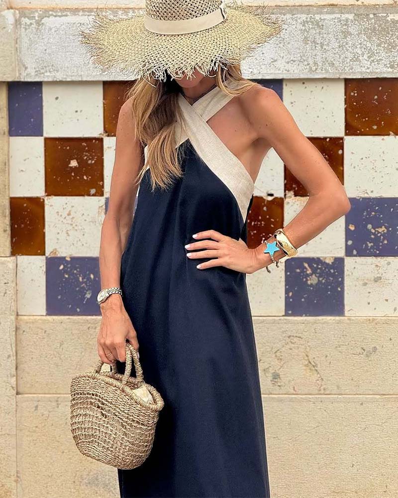 Aurora | Elegante vestido de verano con escote cruzado