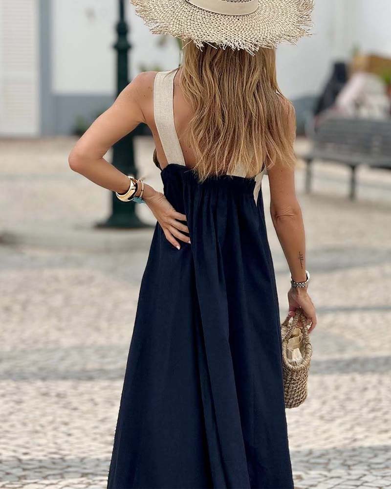 Aurora | Elegante vestido de verano con escote cruzado