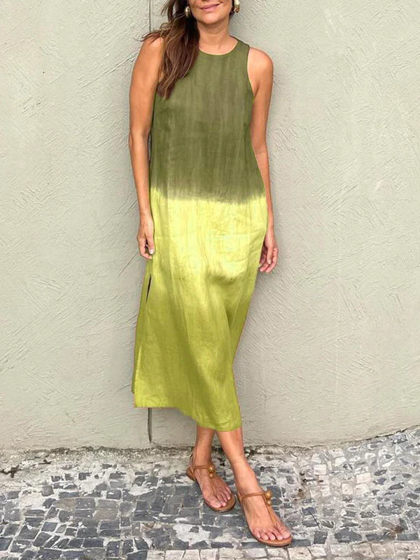 Milan | Elegante vestido largo en tonos veraniegos