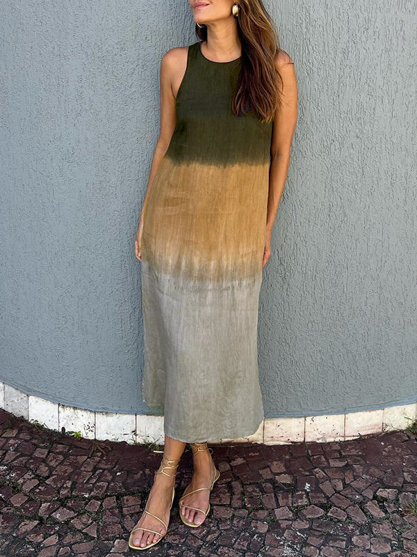 Milan | Elegante vestido largo en tonos veraniegos
