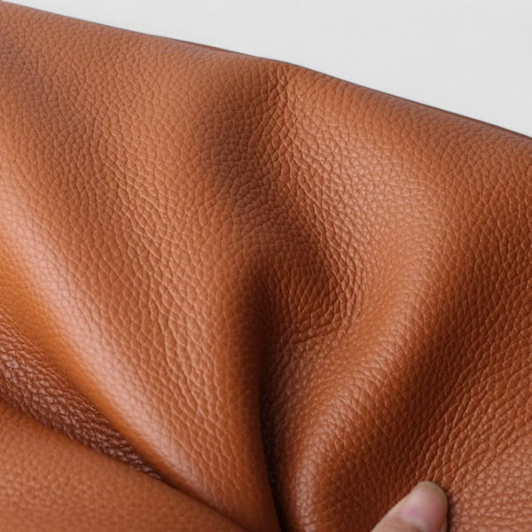 Stefania | Bolso bandolera de piel auténtica en color liso