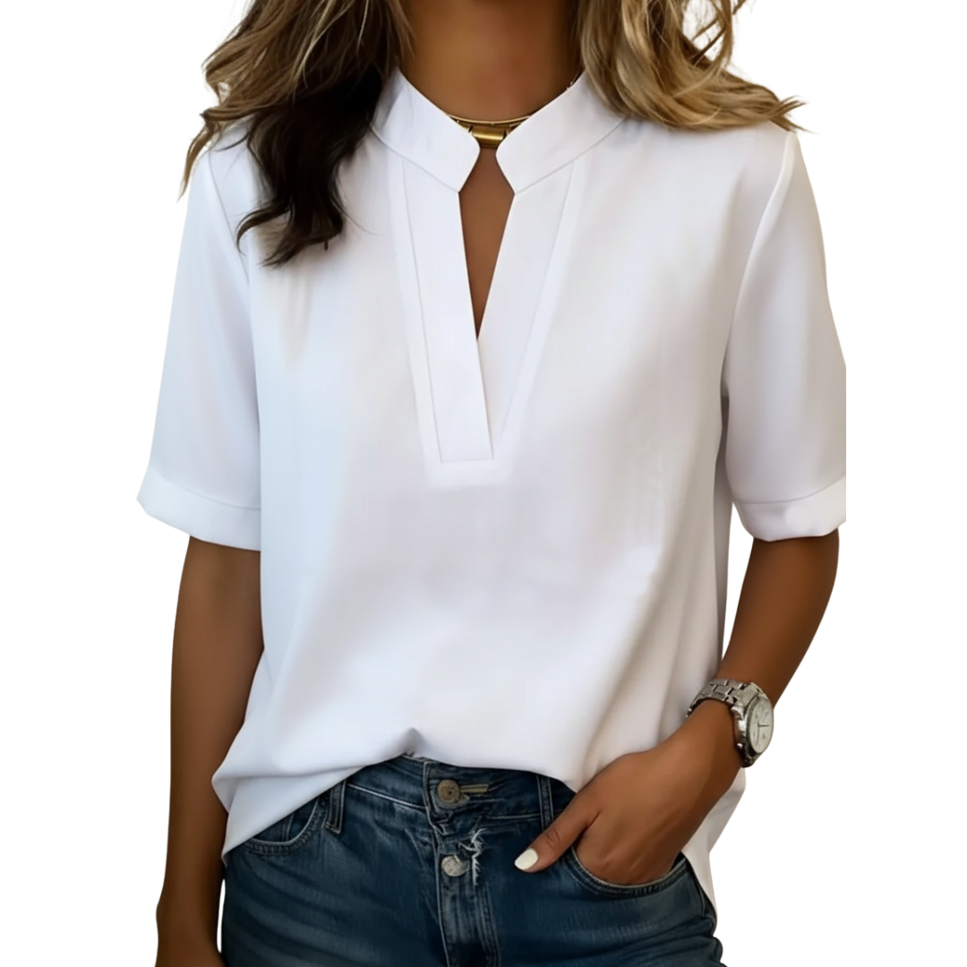 Elisa | Blusa elegante con cuello