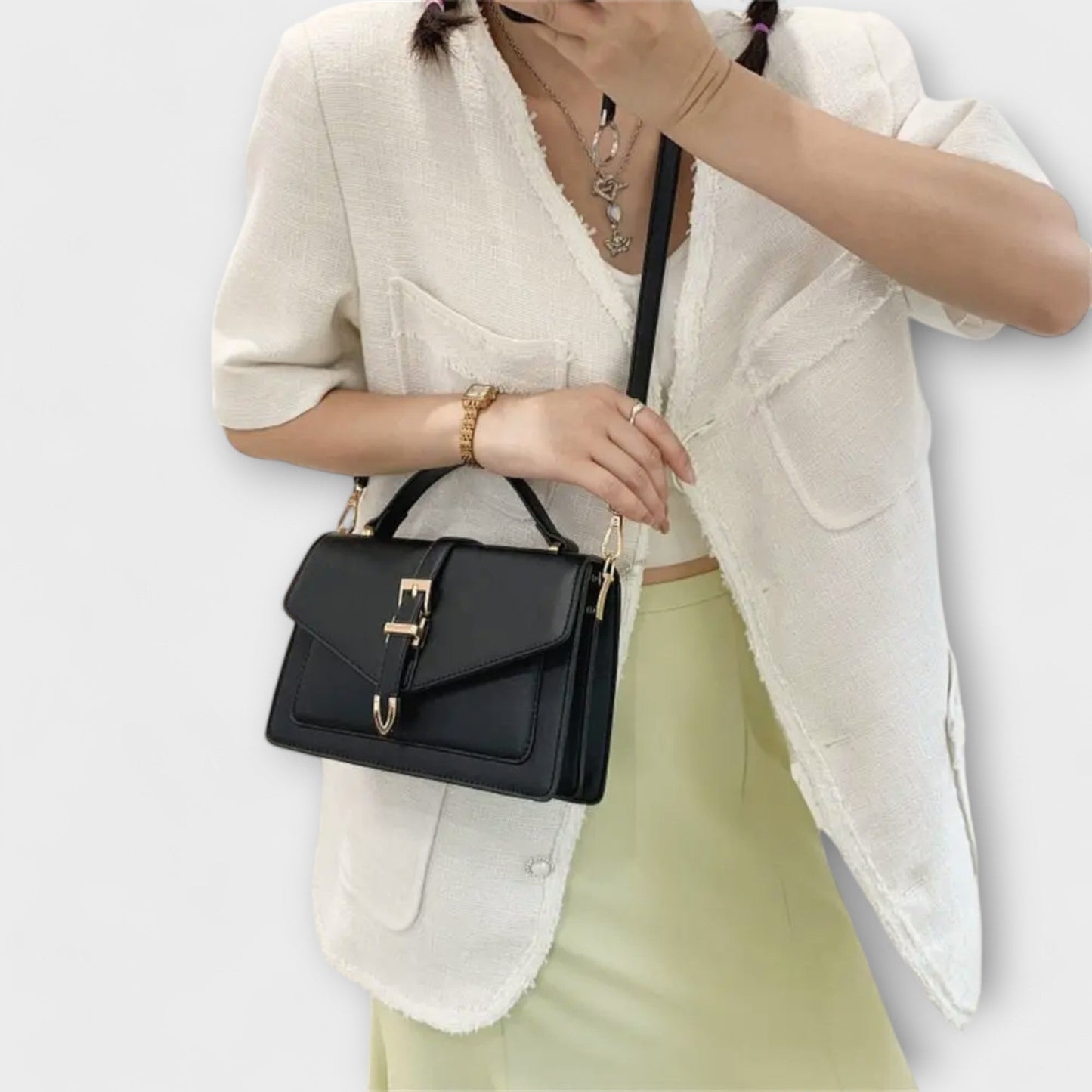 Laura | Bolso de hombro clásico